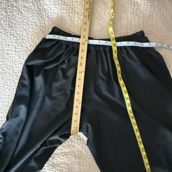 Prisa Charcoal Textured‎ Wide Leg Pull-on Boho Pants - Picture 7 of 8